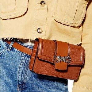 TopShop cheetah belt bag